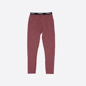 Airhole Womens Thermal Waffle Fleece Bottom - Dusty Pink
