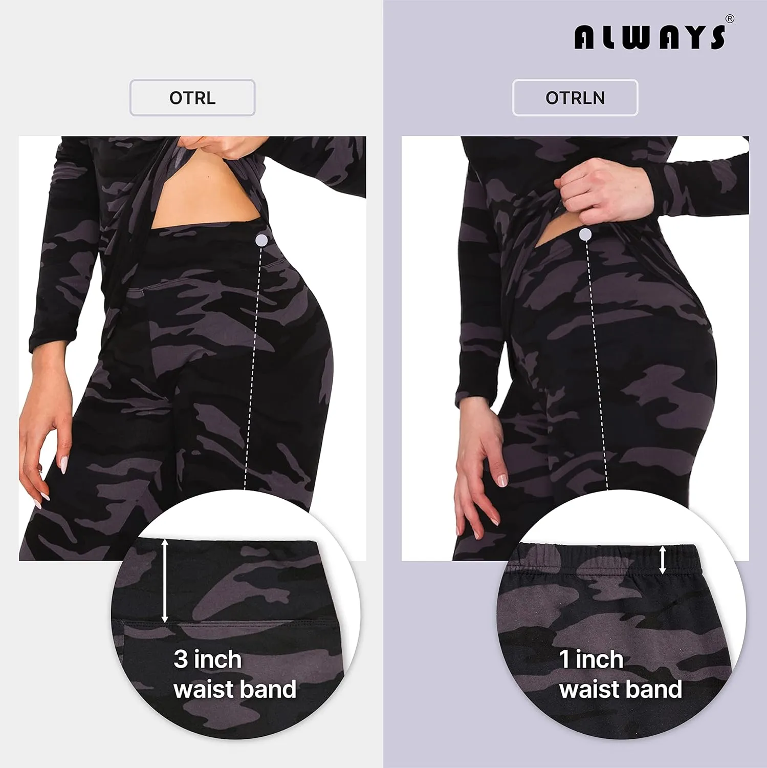 ALWAYS Women's Thermal Underwear Set - Fleece Lined Premium Soft Winter Warm Long Johns Base Layer Thermal Wear