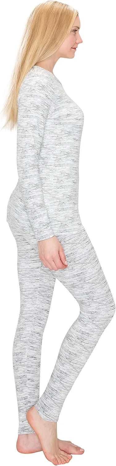 ALWAYS Women's Thermal Underwear Set - Fleece Lined Premium Soft Winter Warm Long Johns Base Layer Thermal Wear