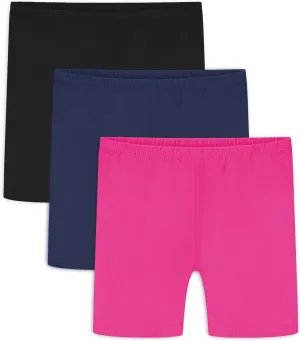 Auranso Girls Bike Shorts Cartwheel Breathable and Safety Biker Under Dress Dance Shorts Kids Clothes