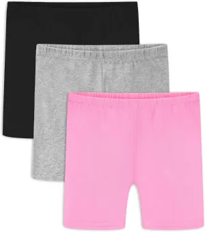 Auranso Girls Bike Shorts Cartwheel Breathable and Safety Biker Under Dress Dance Shorts Kids Clothes