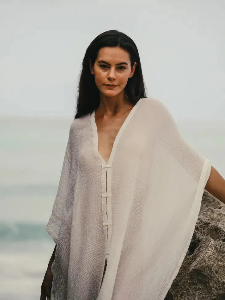Ava Kimono White Stripes