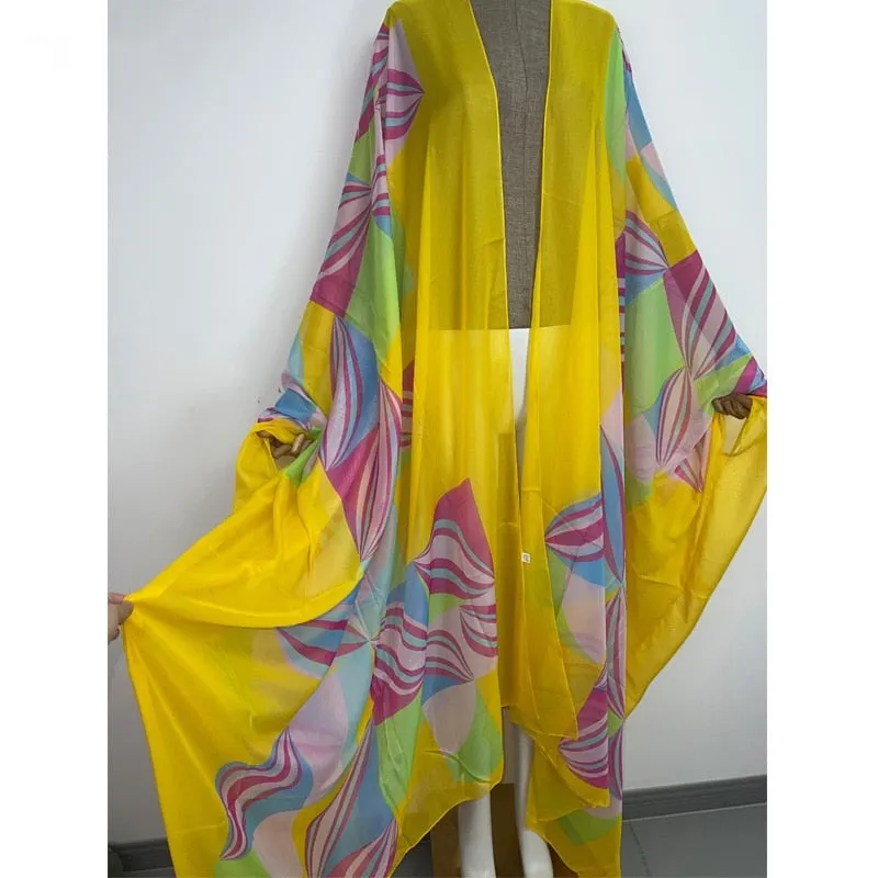 Beach Day Sheer Cover Up Kimono