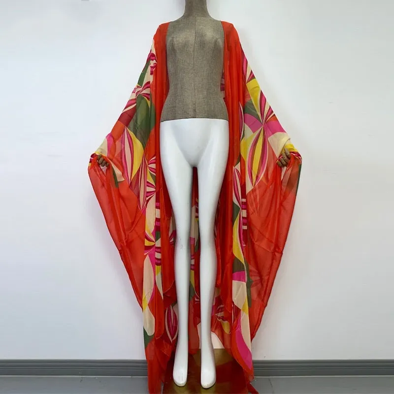 Beach Day Sheer Cover Up Kimono