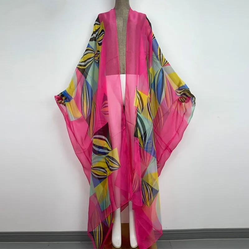 Beach Day Sheer Cover Up Kimono
