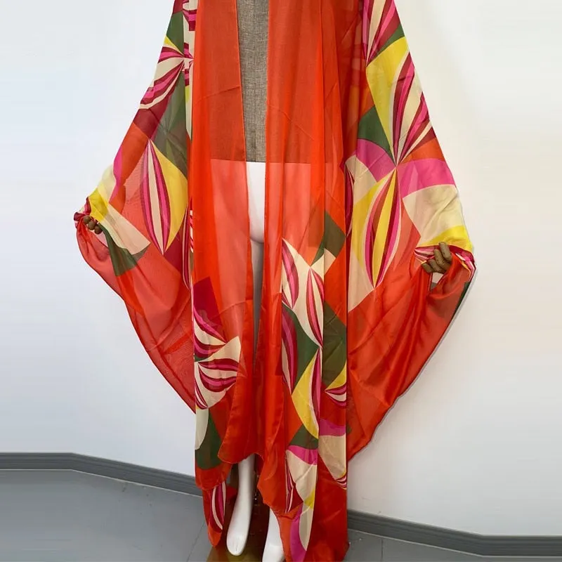 Beach Day Sheer Cover Up Kimono