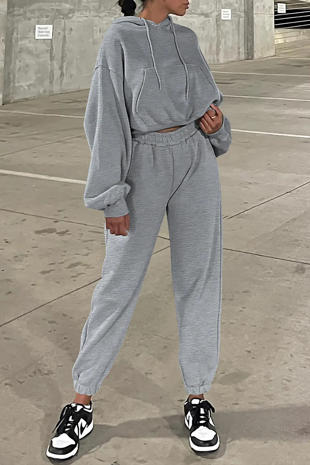 Black Half-Zip Tracksuit
