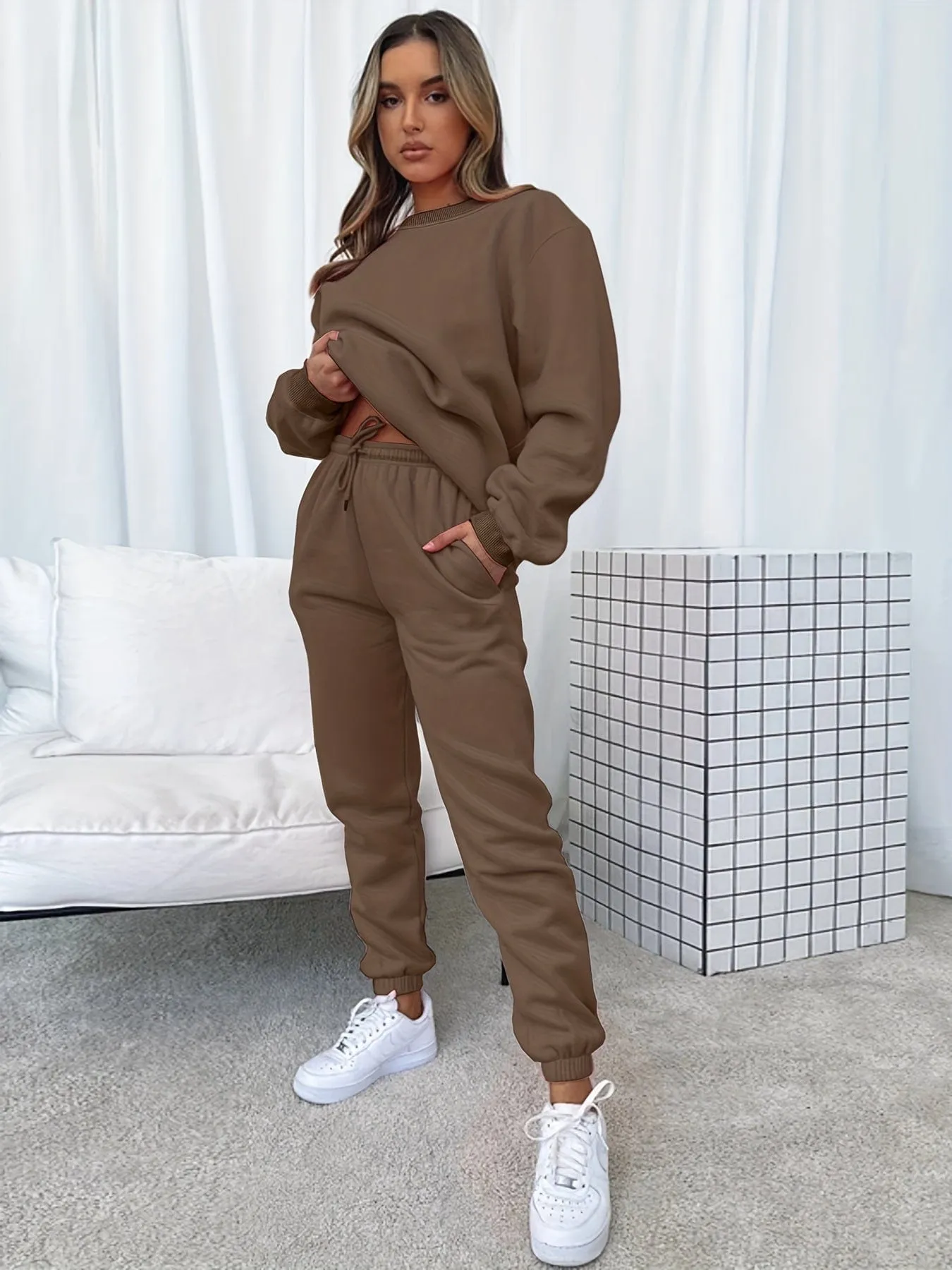 Black Half-Zip Tracksuit
