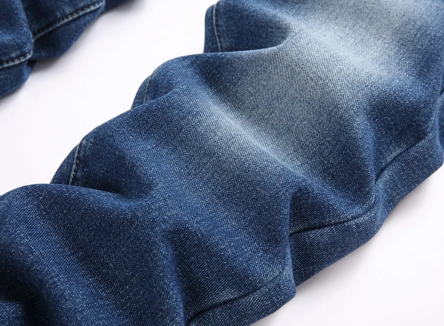 Boy's Fleece Lined Jeans Winter Skinny Fit Thicken Thermal Warm Comfy Denim Pants