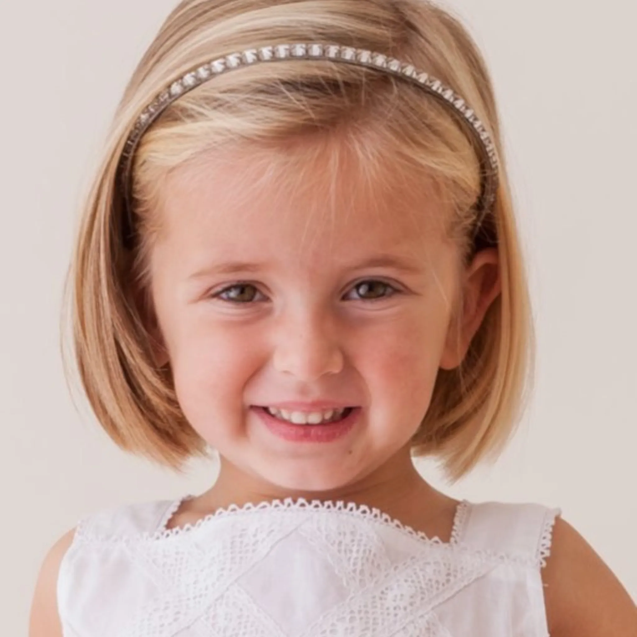Chelsea White Cotton Dress with Lace