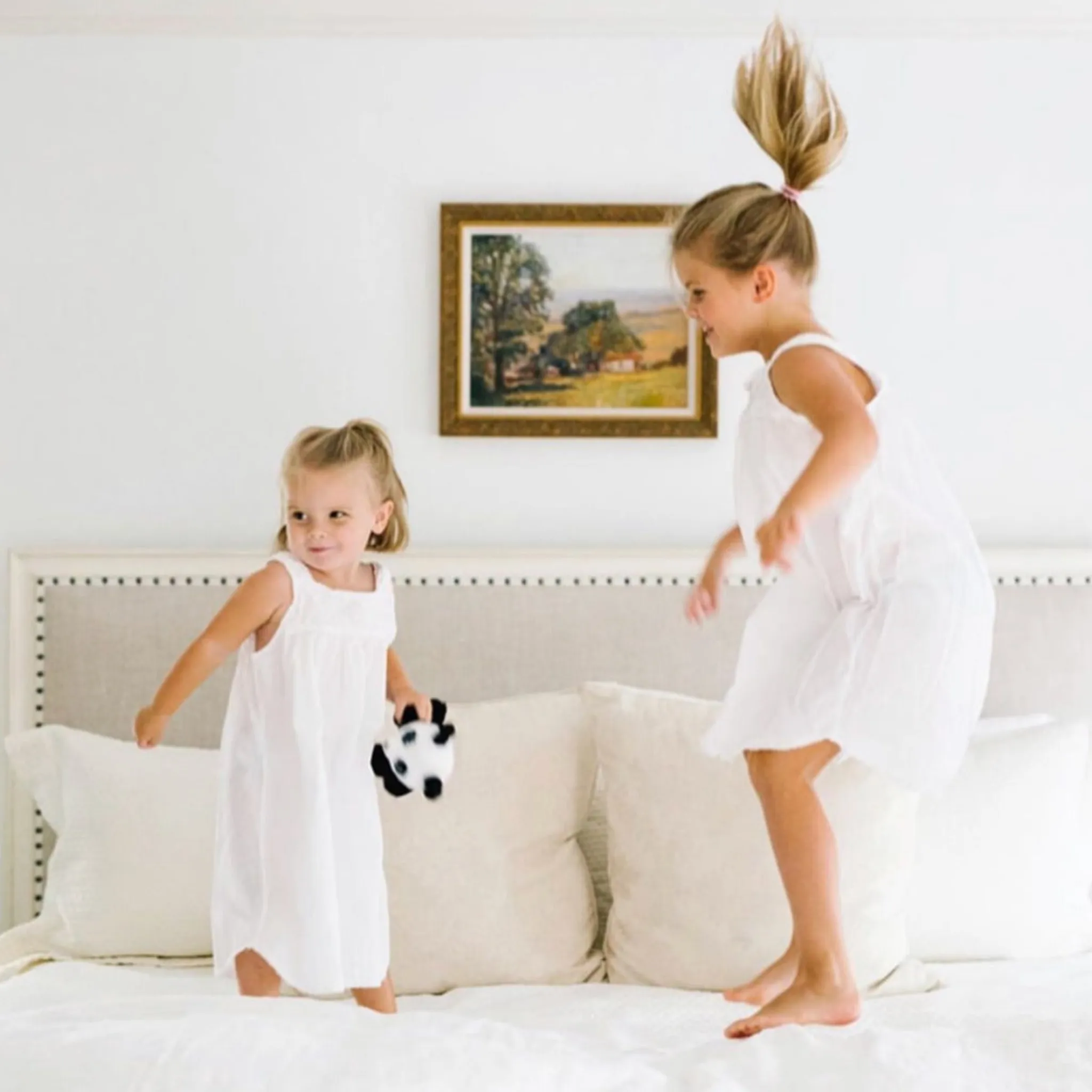 Chelsea White Cotton Dress with Lace