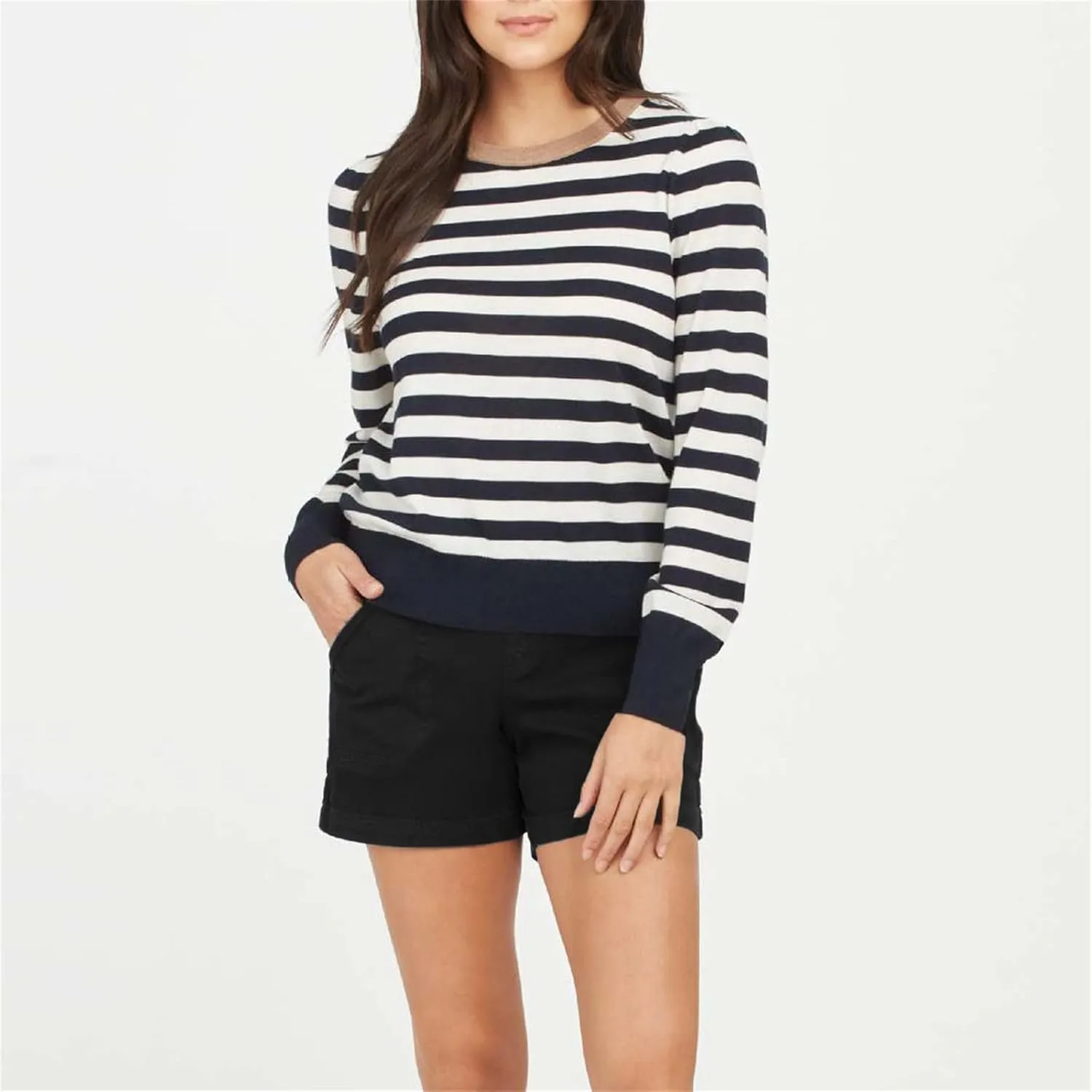 Comfy Stretch Twill Shorts for Women Casual Summer Chino Short Pant Elastic Waist Pull on Denim Jean Shorts Plus Size