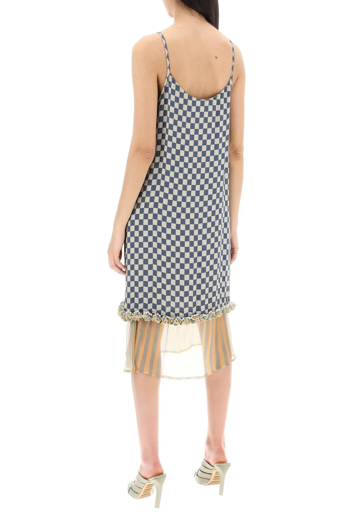dantar slip dress with embellishments