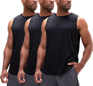 DEVOPS Men's Relaxed-Fit Workout Loungewear Gym Tank Top Sleeveless