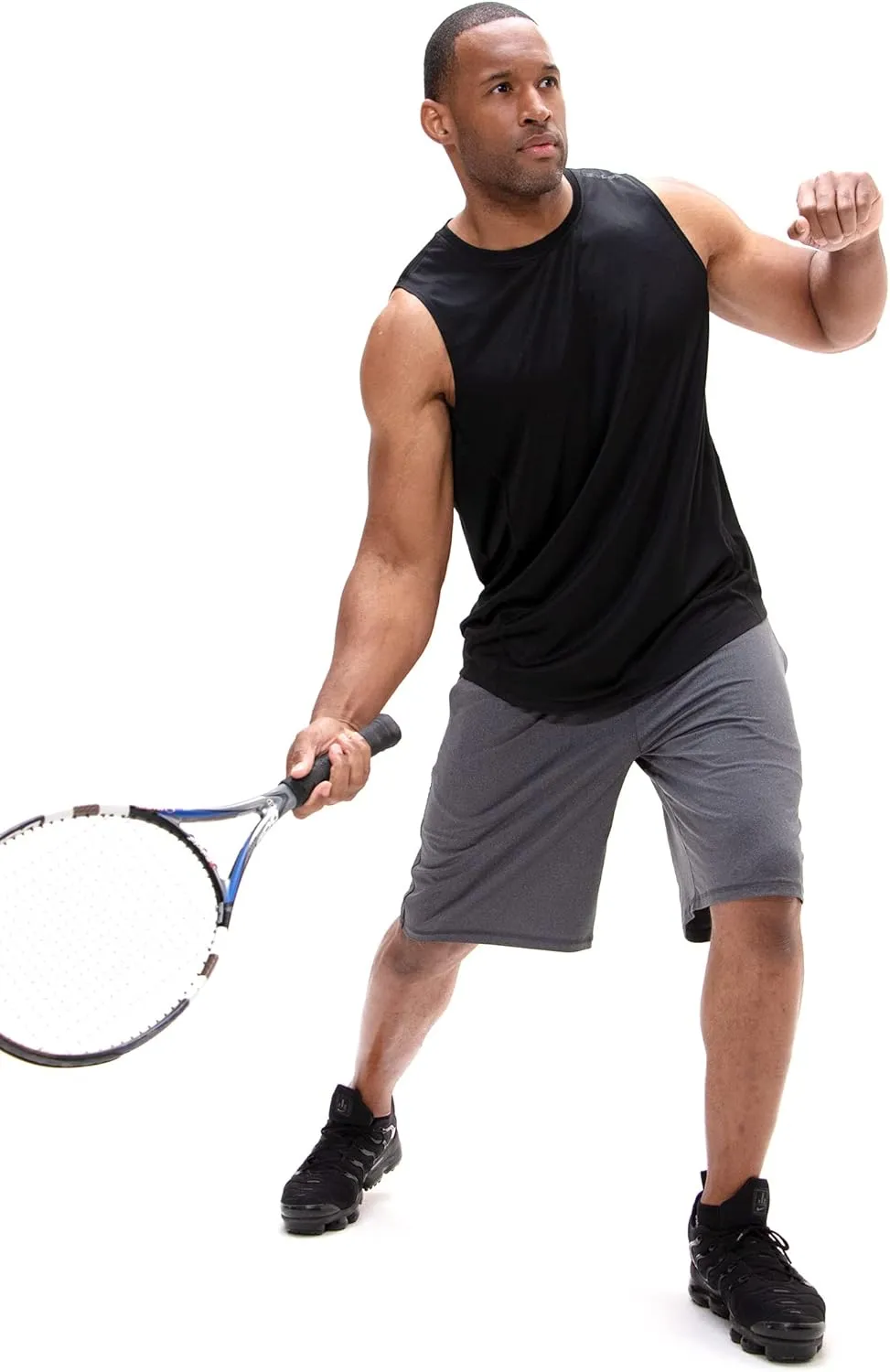 DEVOPS Men's Relaxed-Fit Workout Loungewear Gym Tank Top Sleeveless