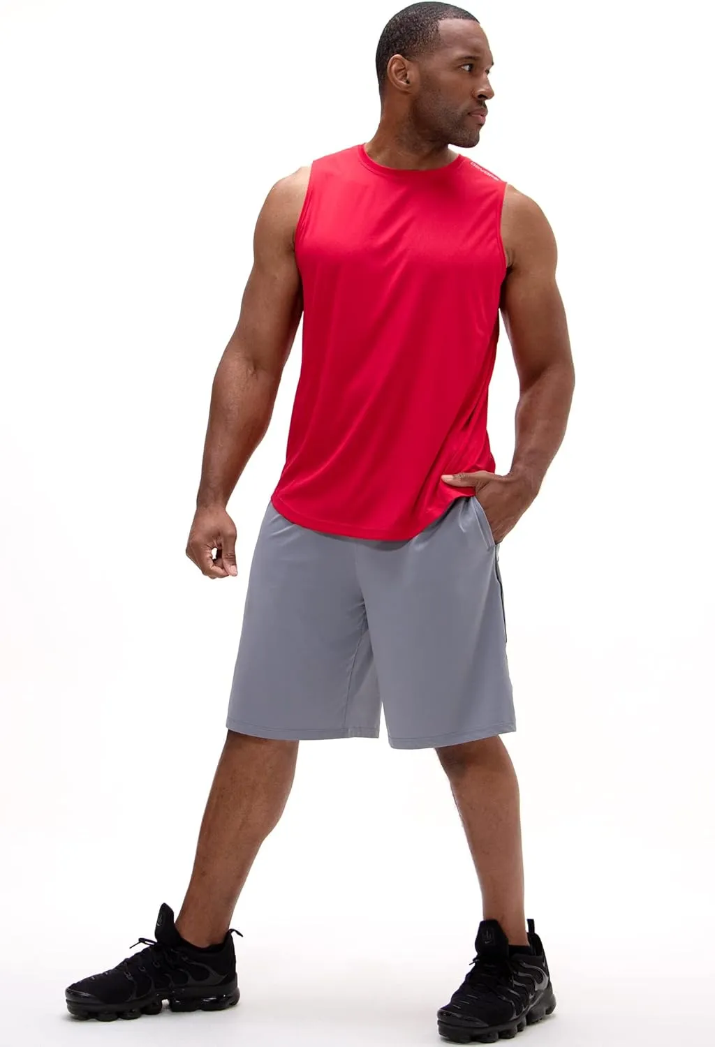 DEVOPS Men's Relaxed-Fit Workout Loungewear Gym Tank Top Sleeveless