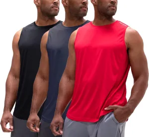 DEVOPS Men's Relaxed-Fit Workout Loungewear Gym Tank Top Sleeveless