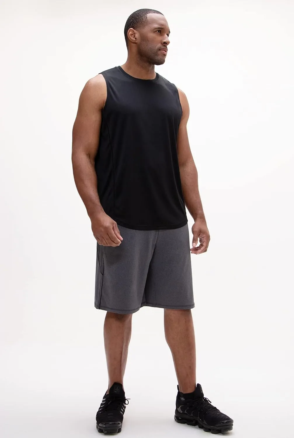 DEVOPS Men's Relaxed-Fit Workout Loungewear Gym Tank Top Sleeveless