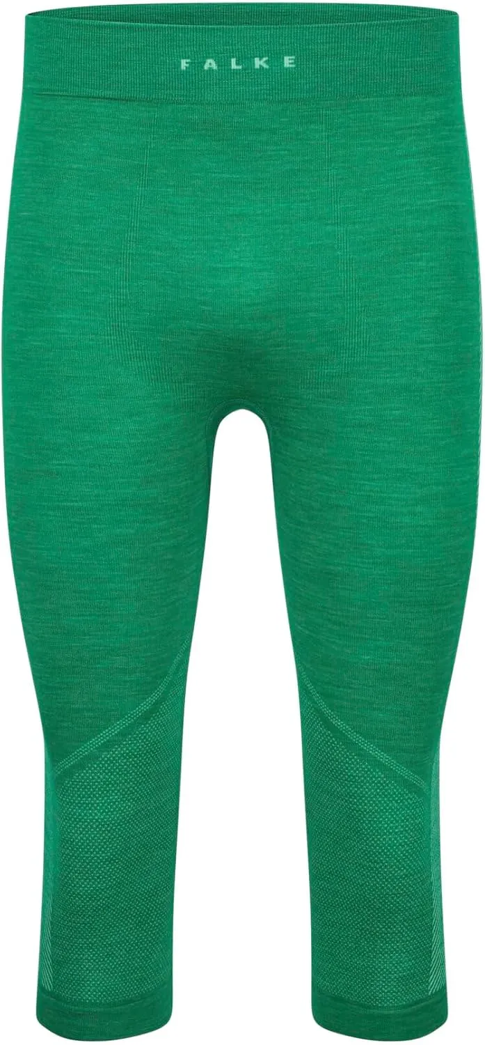 FALKE Men's Wool Tech 3/4 Trend Base Layer Bottom, 1 Piece