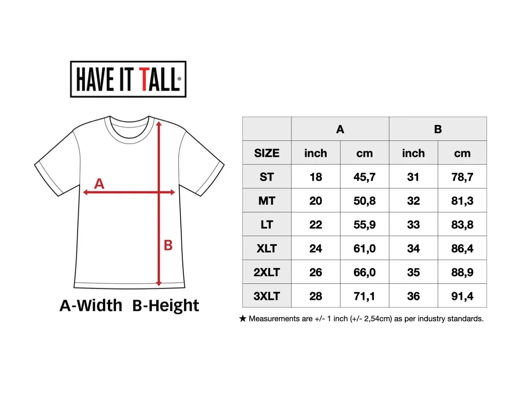 Have It Tall  Classic Cotton T Shirt