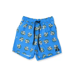 Hello Stranger Skulls Board Shorts - Blue