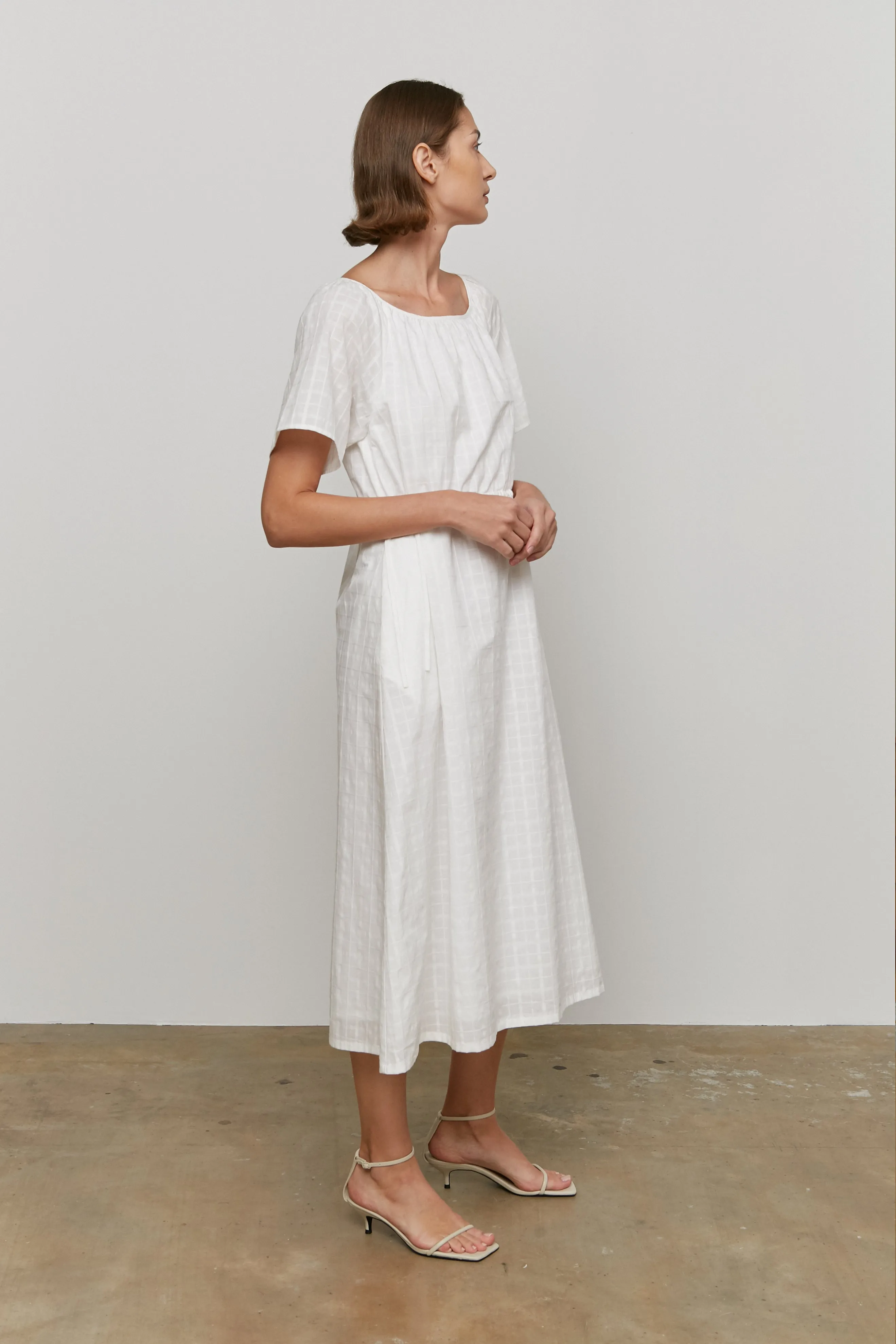 House Dress -- Embroidered Organic Cotton