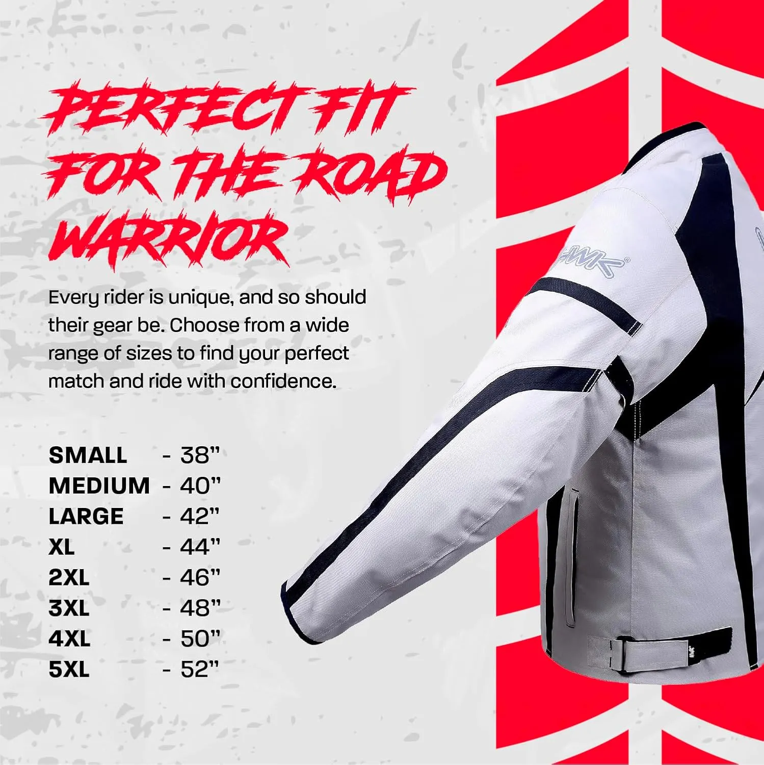 HWK Motorcycle Jacket Men's Riding Textile Racing Motorbike Hi-Vis Biker CE Armored Water Resistant Jackets