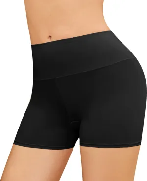 JOYSHAPER Women's Smooth Slip Shorts Under Dresses Comfortable Boyshorts Panties Nylon Spandex Underwear Stretch Shorts