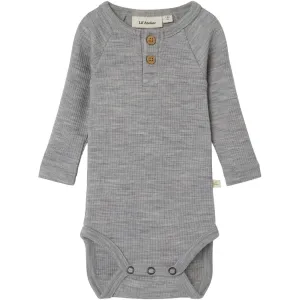 Lil'Atelier Grey Melange Fable Wool Body