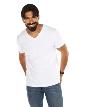 Mens 2 Pair Pack V-Neck T-Shirt Undershirt