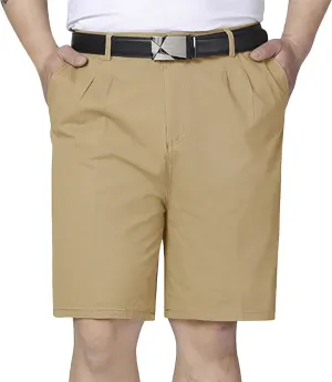 Men's Casual Shorts 7" Cotton Athletic Running Shorts Straight Wide Leg Elastic Waist Drawstring Workout Sweat