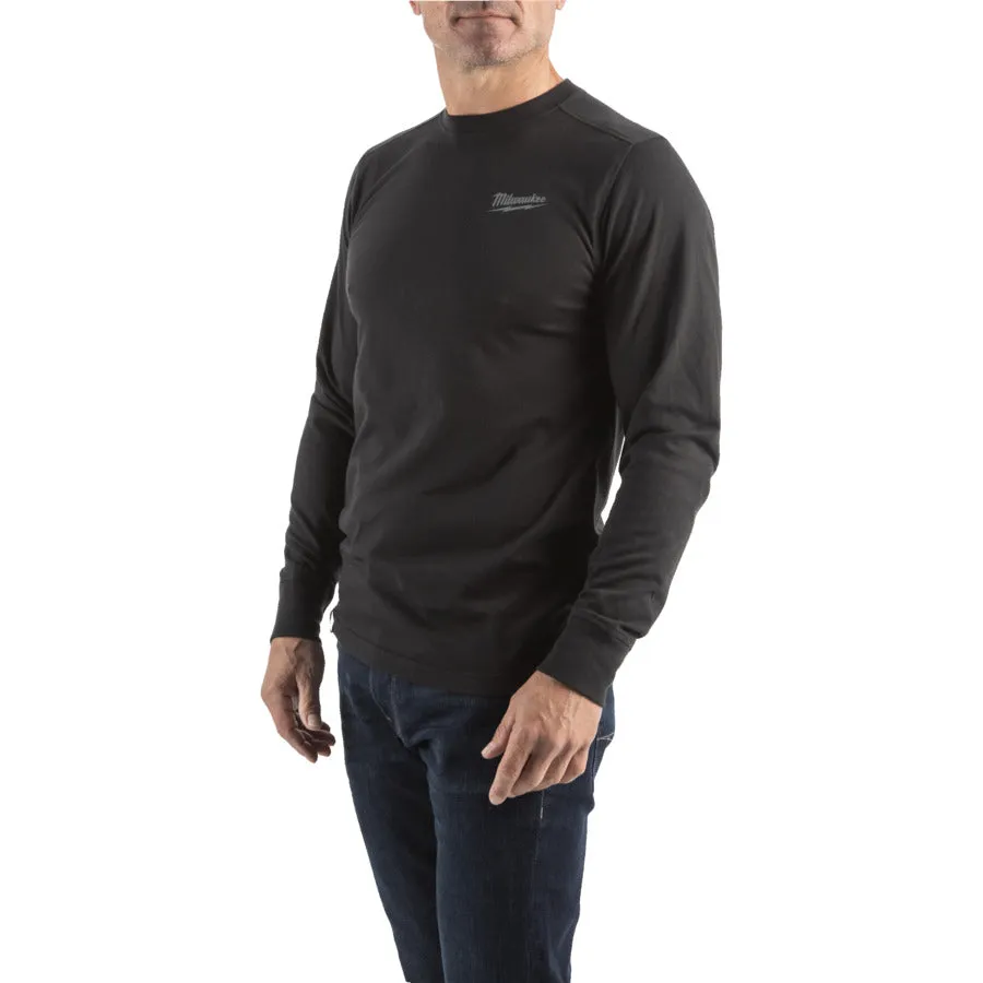 Milwaukee HT LS BL Hybrid T-Shirt Long Sleeve - Black