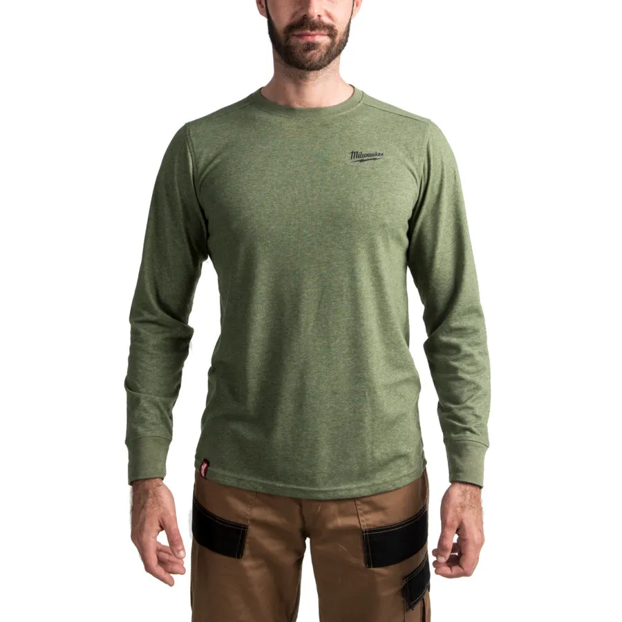 Milwaukee HT LS BL Hybrid T-Shirt Long Sleeve - Black