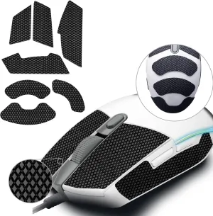 Mouse Anti Slip Grip Tape Compatible with Logitech G102 / G203 / G304 / G305 / G Pro Wired Gaming Mouse, Palm Sweat Absorption, Thin 0.5mm, Cut to Fit, Easy to Apply, Mouse Skin