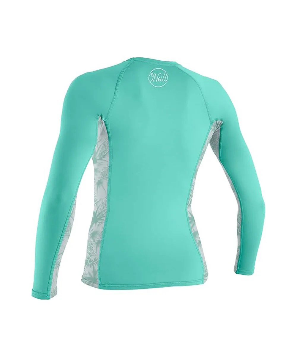 O'Neill Womens Side Print LS Rashguard