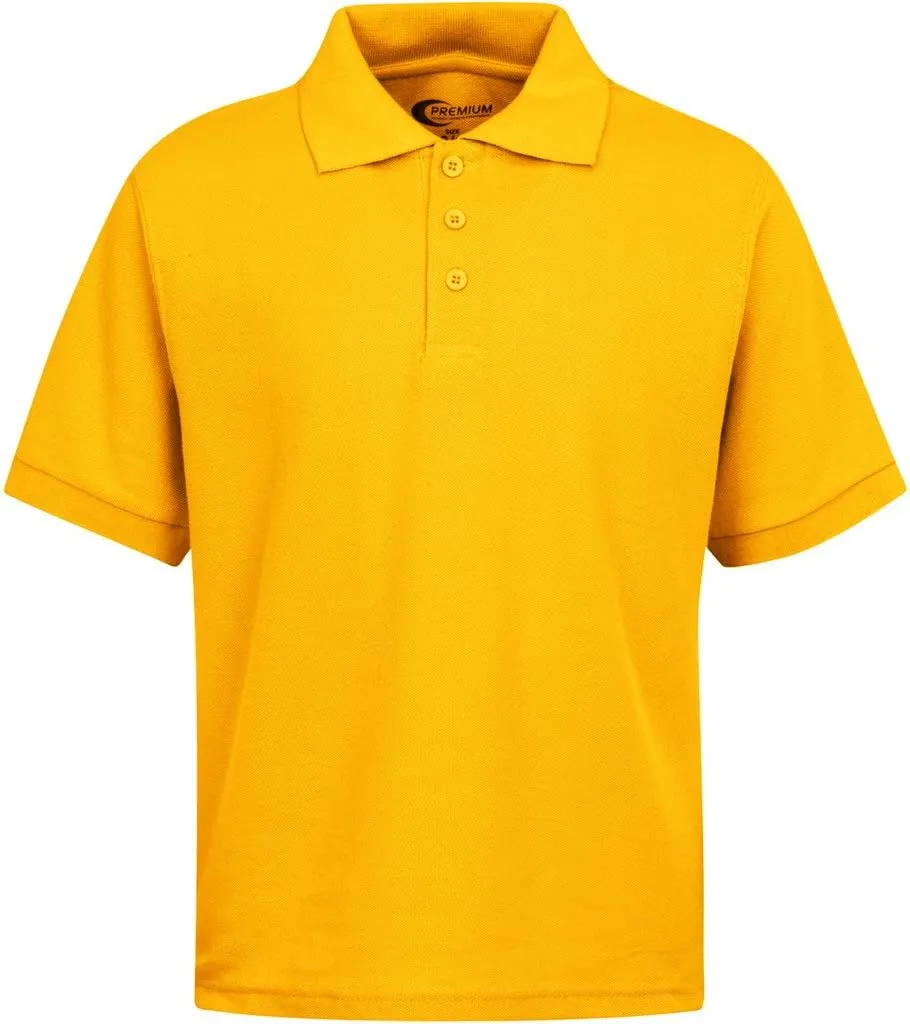 Premium Wear Men's Polo Shirts  Short Sleeves Stain Guard Polo Shirts for Men