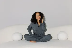 Slate Women's Long Sleeve Lounge Set
