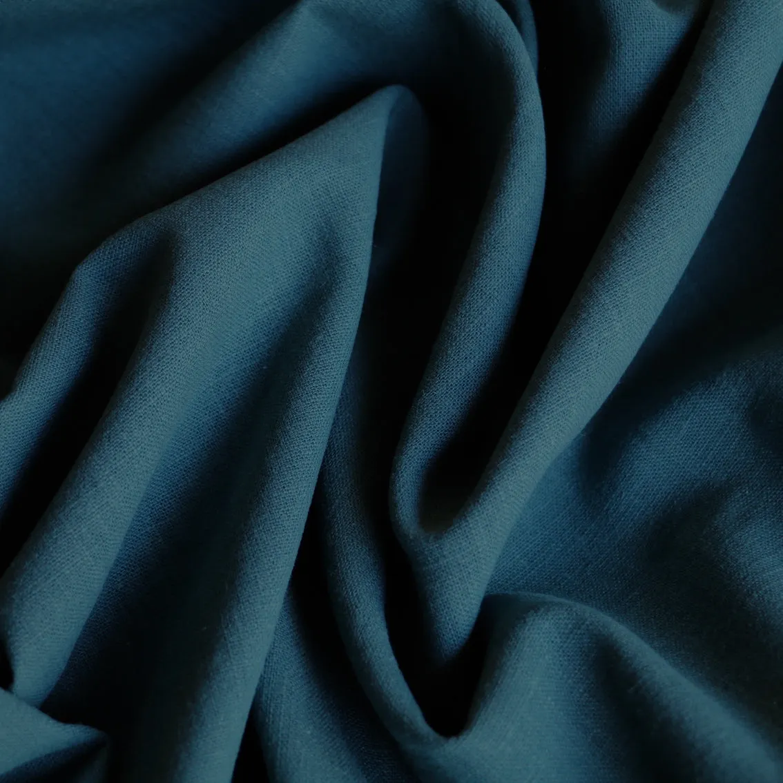 Slub Teal Linen/Cotton
