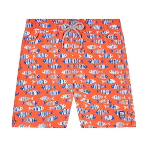 TOM & TEDDY - Men's Shorts  (Orange Striped Fish)