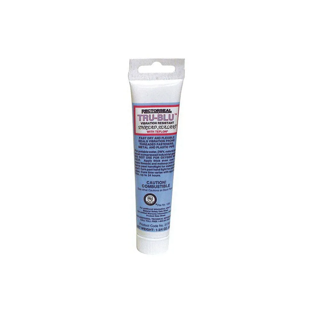 TRU-BLU™ Tru-Blu 31780 Pipe Thread Sealant, Paste, Blue, Mild, 1.5 oz, Tube