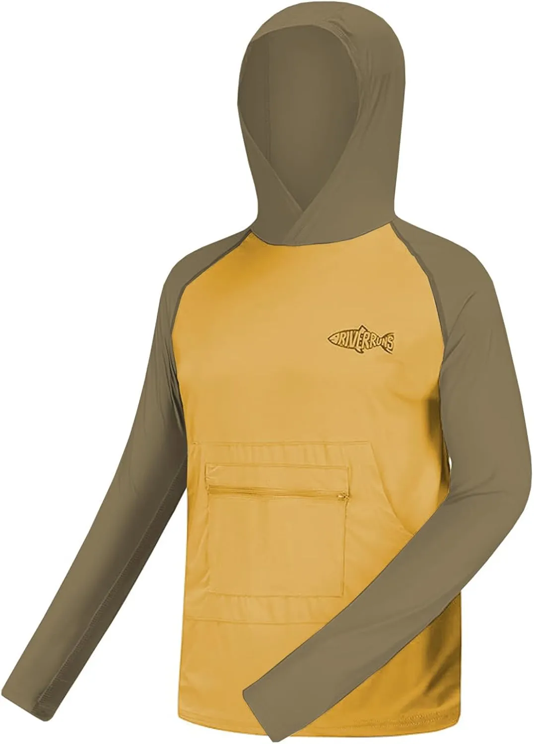 UPF 50  Sun Protection Hoodie Shirt Rash Guard Long Sleeve Shirt