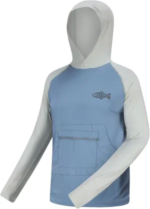 UPF 50  Sun Protection Hoodie Shirt Rash Guard Long Sleeve Shirt