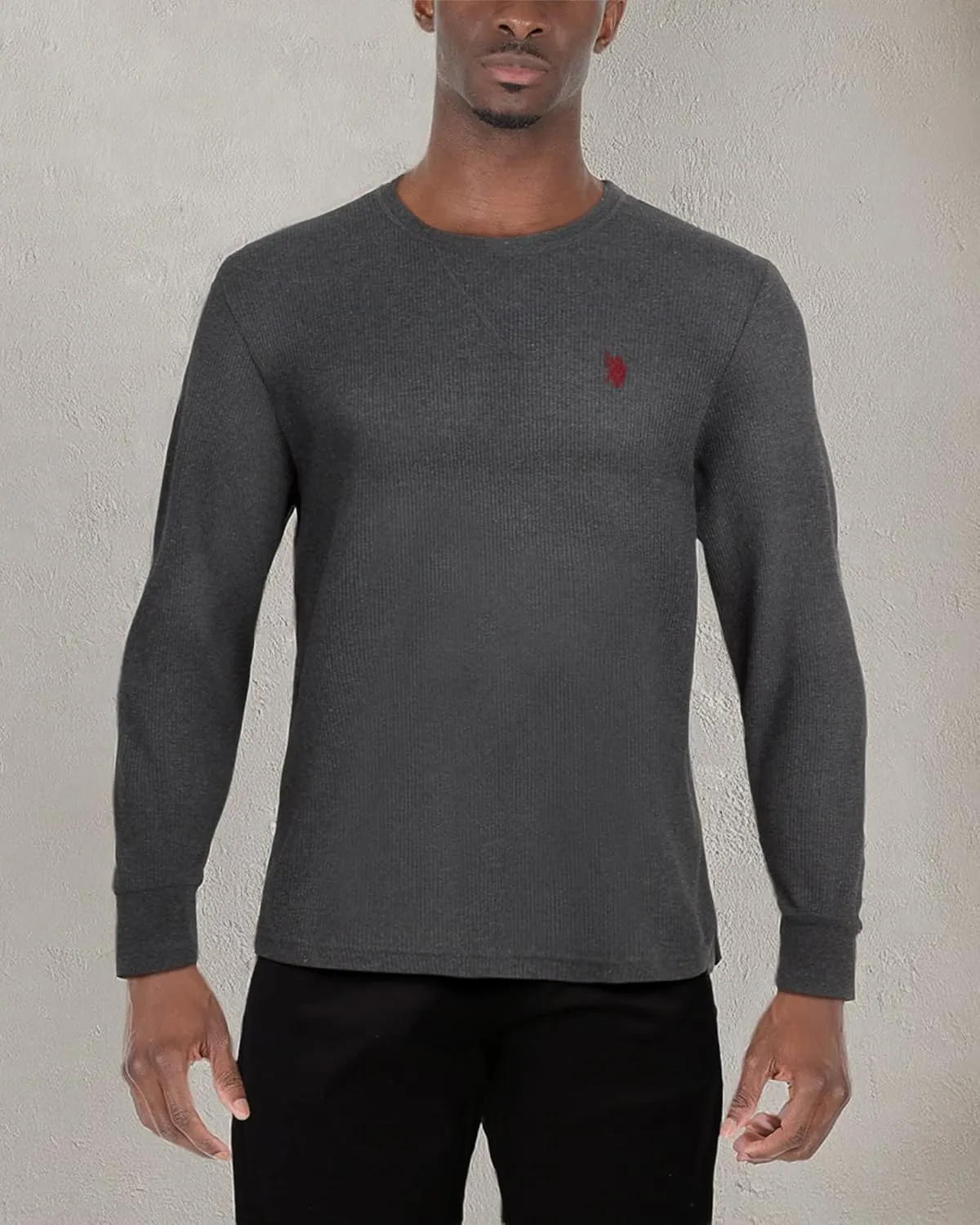 U.S. Polo Assn. Men's Thermal Shirt - Long Sleeve Waffle Knit Top