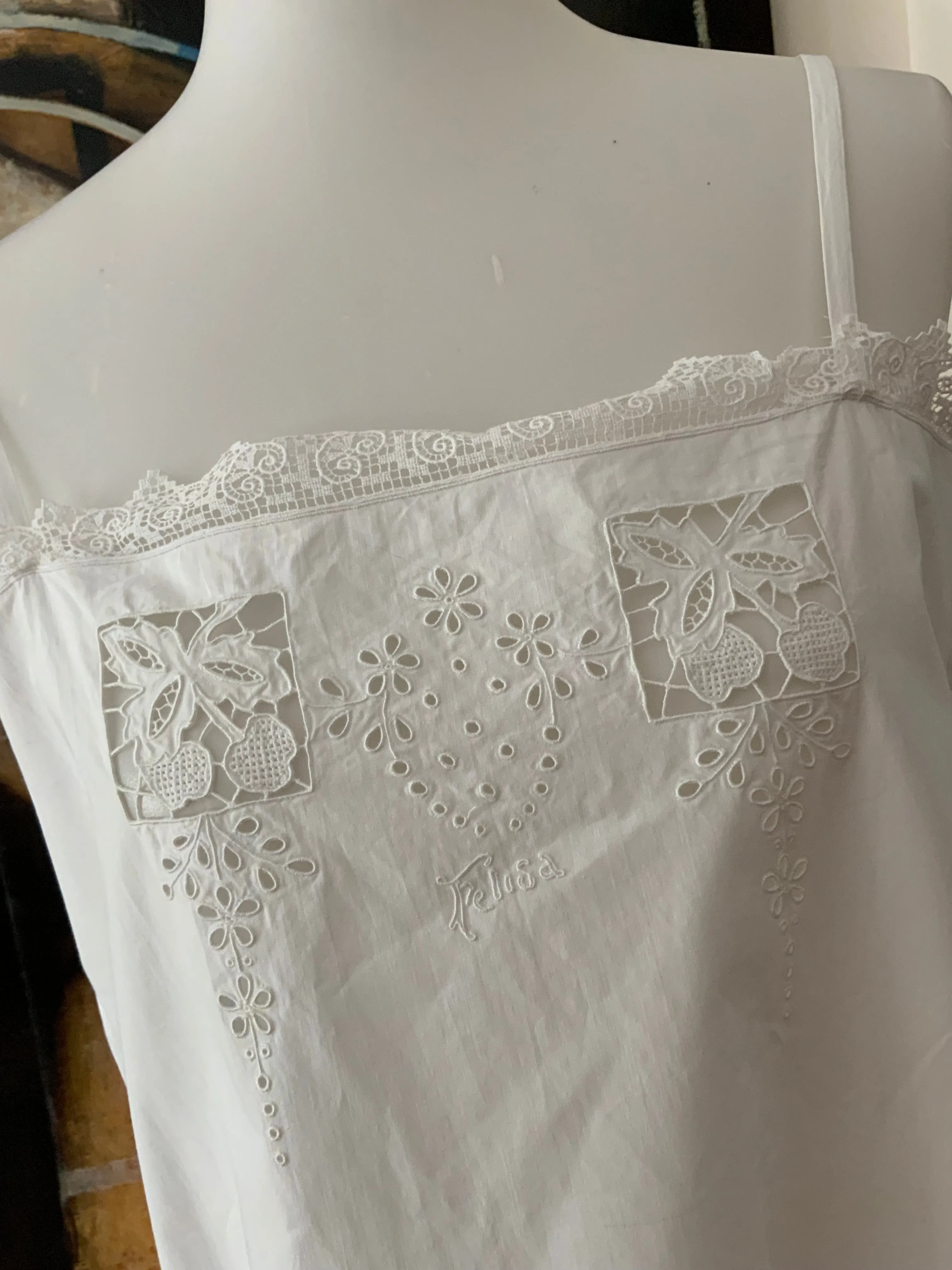 Victorian Cotton Underdress - 1800