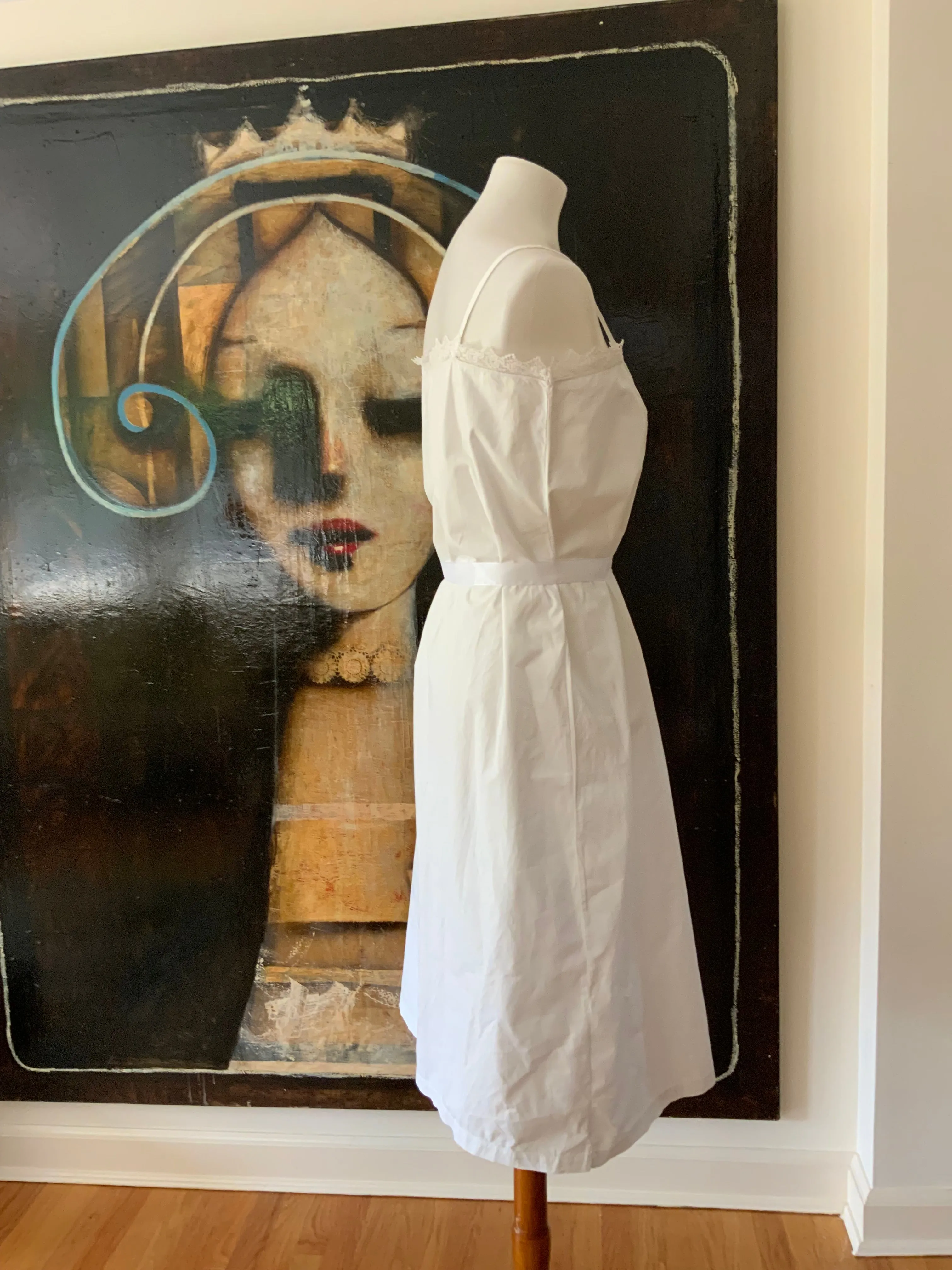 Victorian Cotton Underdress - 1800