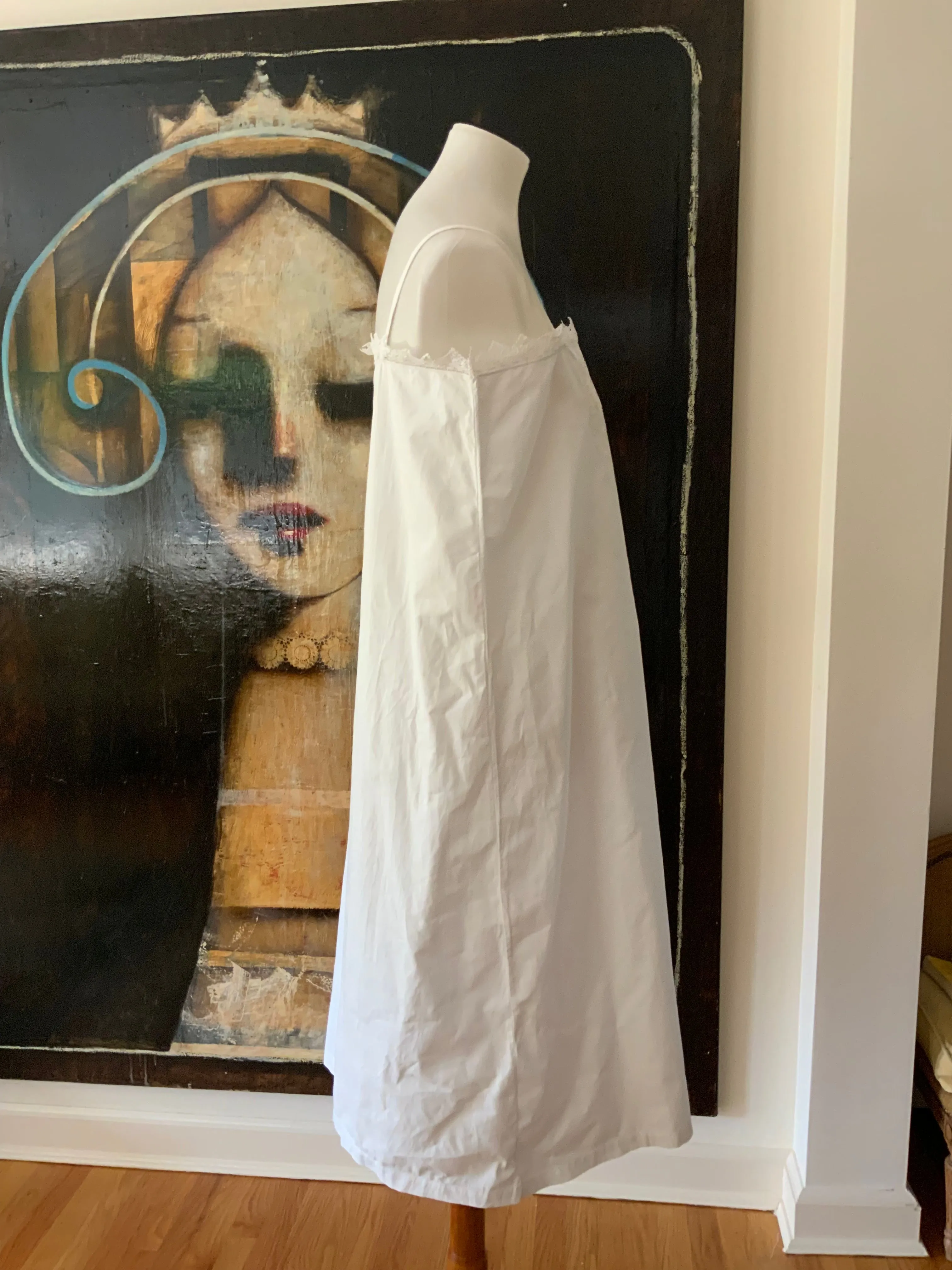Victorian Cotton Underdress - 1800