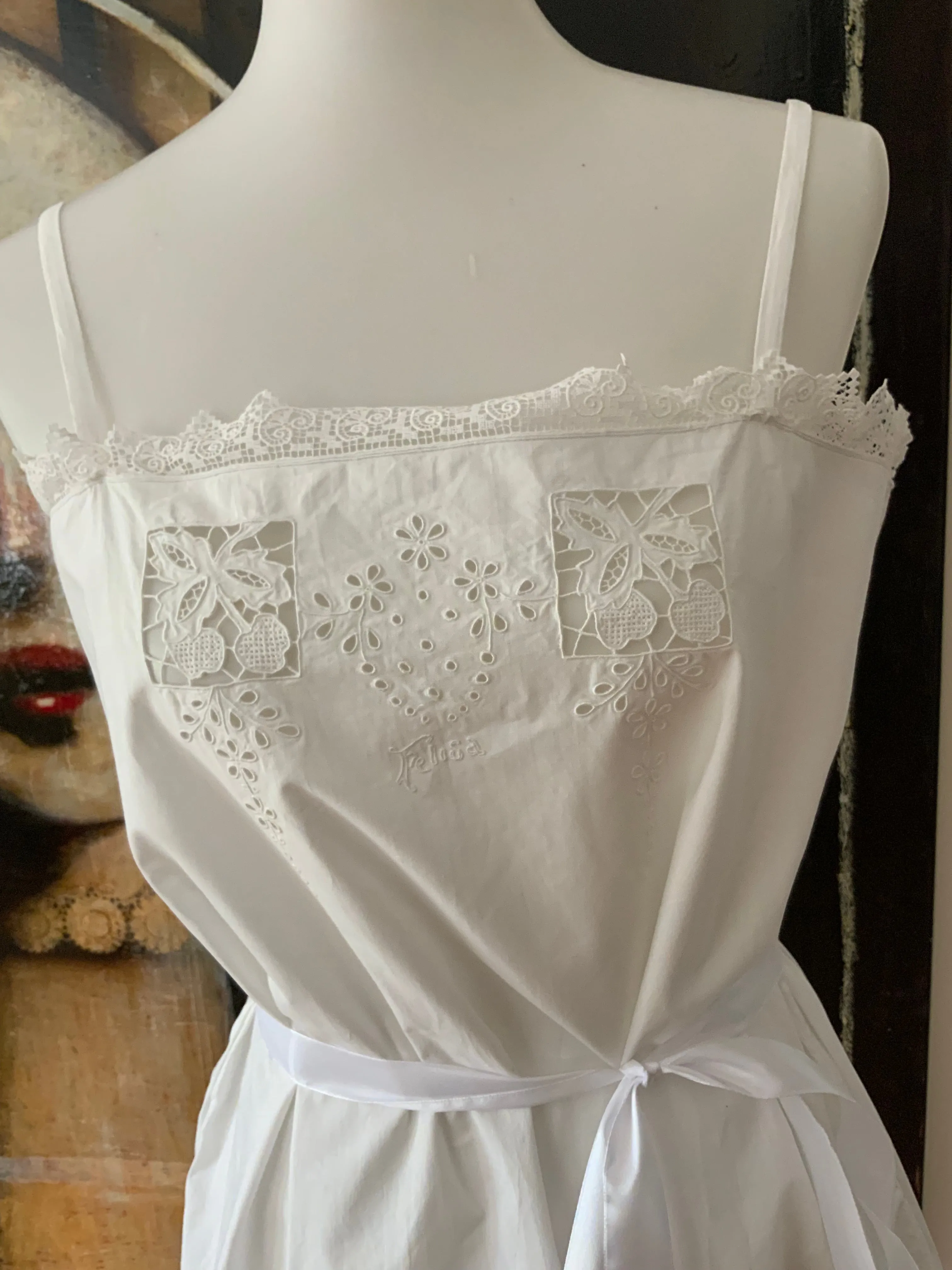 Victorian Cotton Underdress - 1800