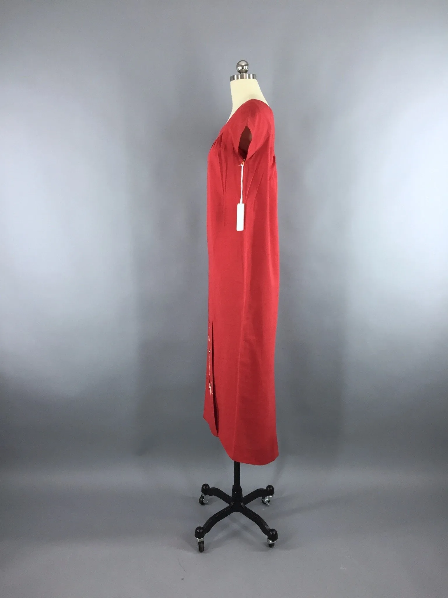 Vintage 1950s Hawaiian Maxi Dress / Liberty House for Kiyomi