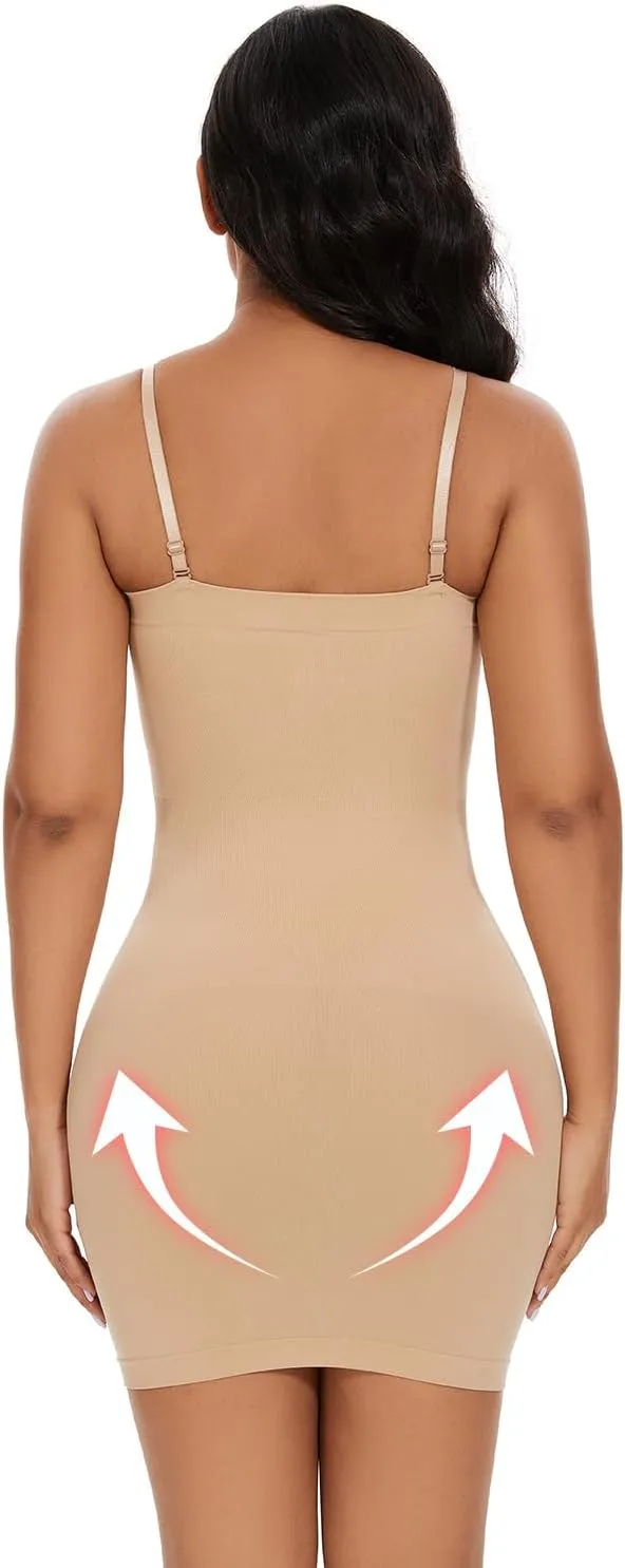 Wavar Shapewear Bodysuit for Women Tummy Control Mid Thigh Seamless Body Shaper Sculpting Body Shorts Slimming Tank Top