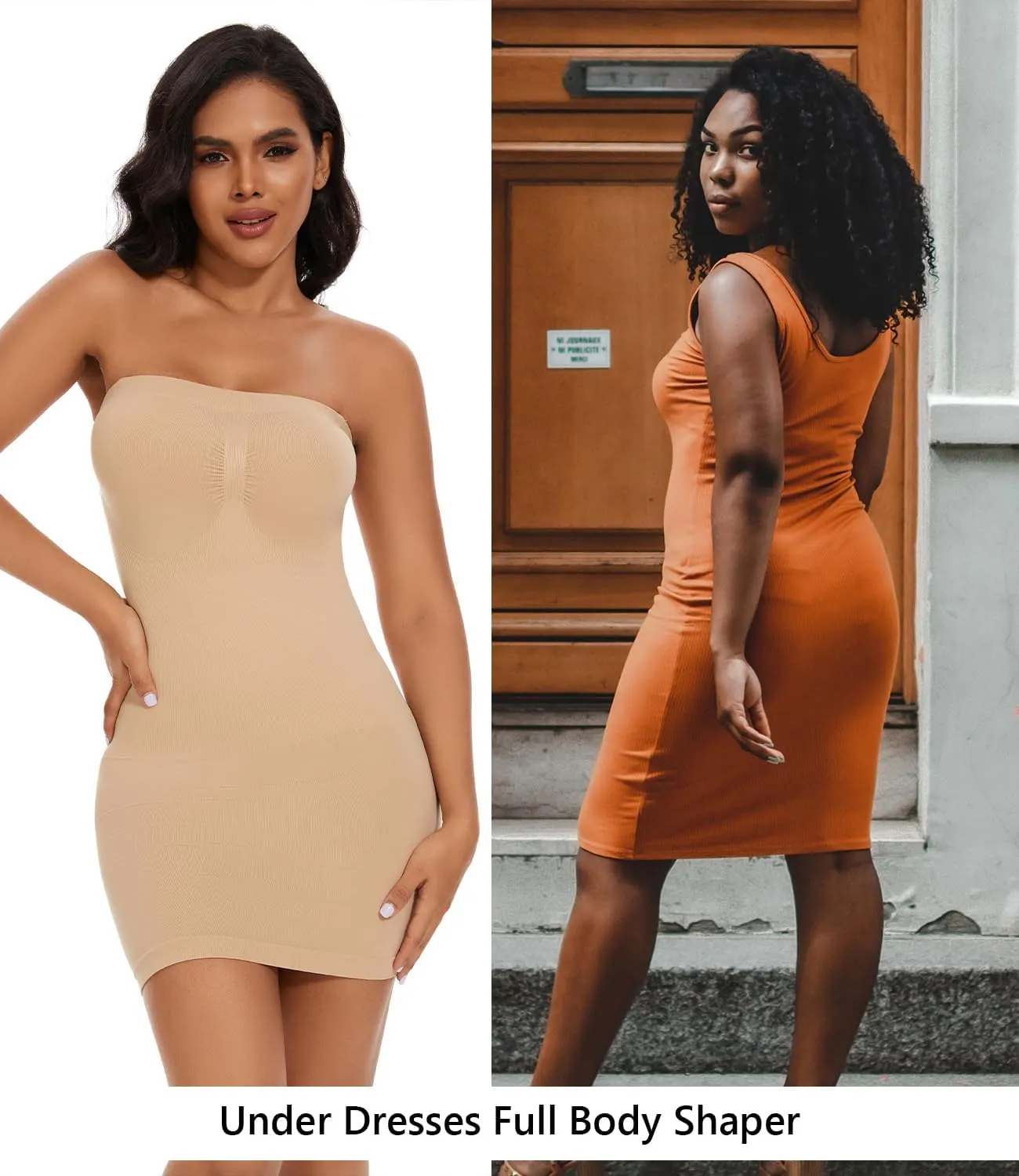Wavar Shapewear Bodysuit for Women Tummy Control Mid Thigh Seamless Body Shaper Sculpting Body Shorts Slimming Tank Top